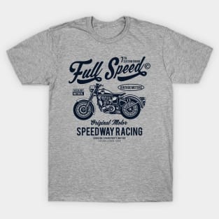 Full Speed Motorbike Racing T-Shirt